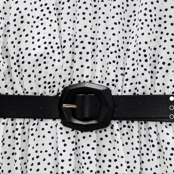 Zara polka dot midi dress - Picture 3 of 7